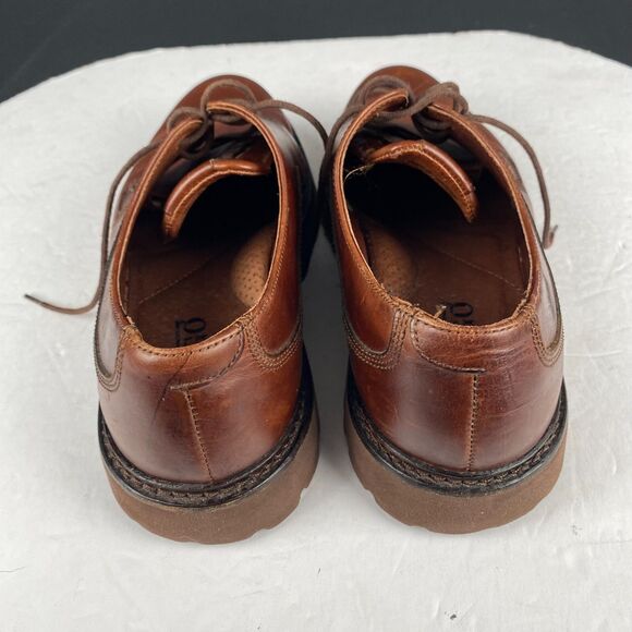 Men's Sebago Drysides Waterproof Lace up Brown Leather Oxford Shoes Size 8M - Picture 16 of 16